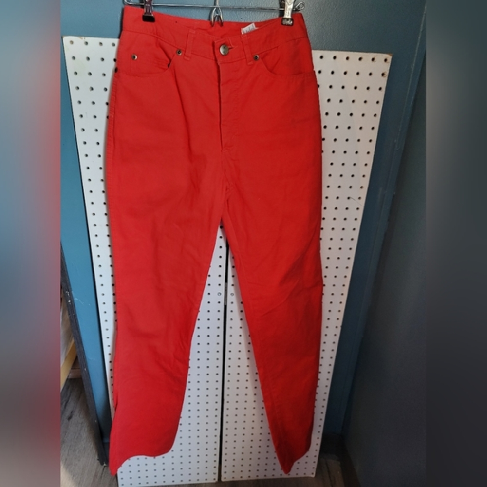 Yves Saint Laurent YSL size 10 red‎ jeans